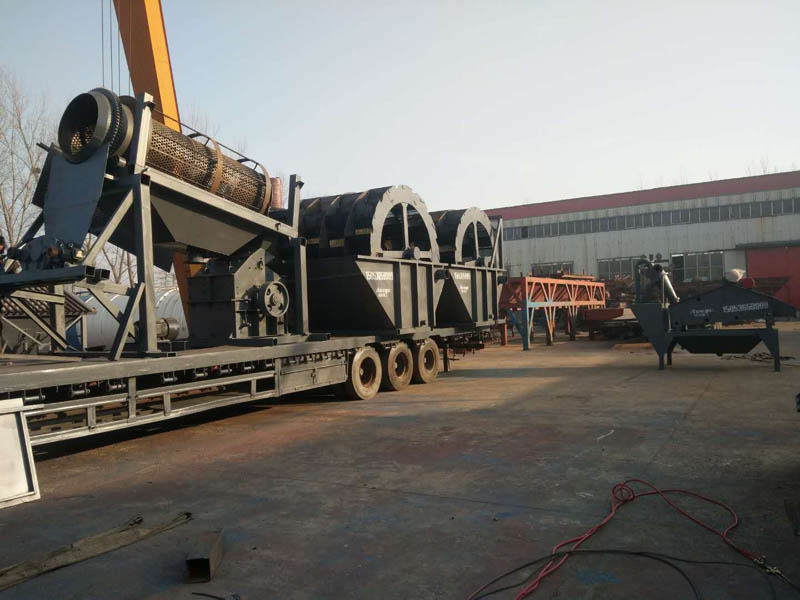 移動式一次/二次/三次洗沙設備